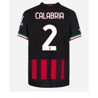 AC Milan Davide Calabria #2 Fußballbekleidung Heimtrikot 2022-23 Kurzarm
